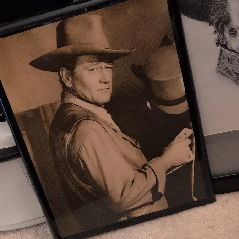 Framed Western Art Prints - Black and White
